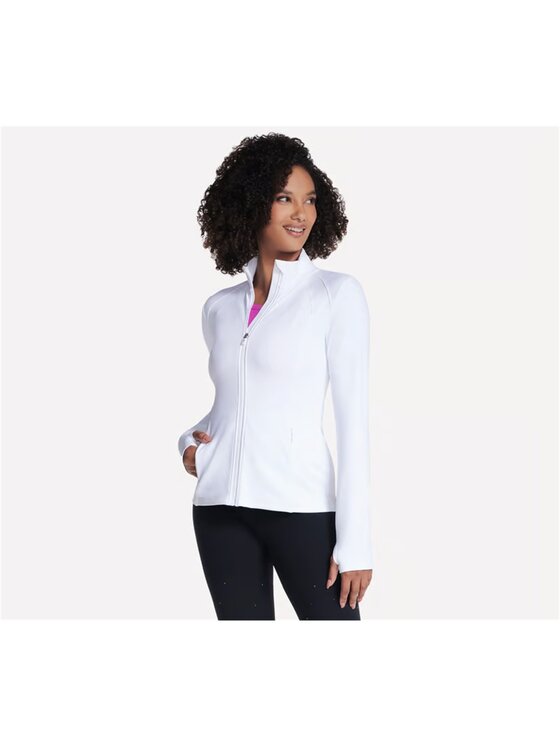 Skechers Skechers Bluza JA132-WHT Biały Regular Fit
