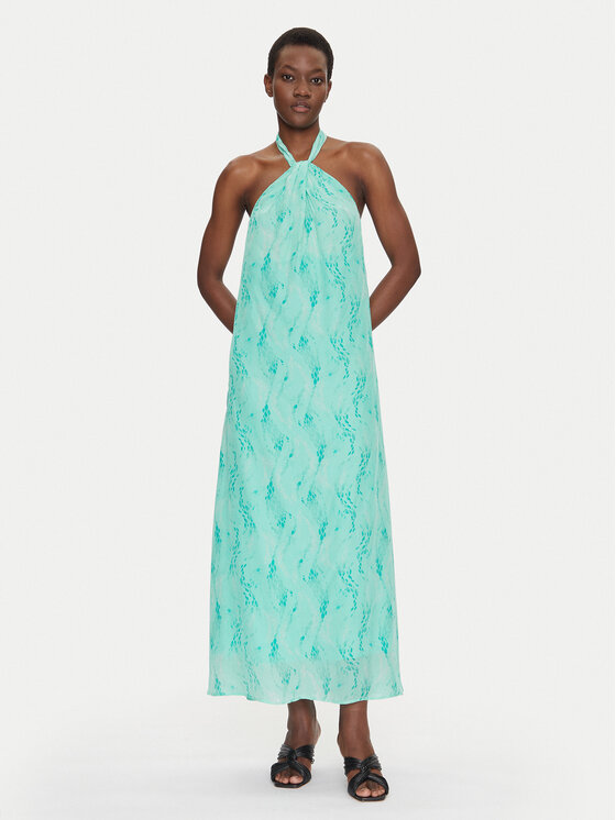Fracomina Fracomina Nyári ruha FS25SD3006W422J3 Kék Regular Fit