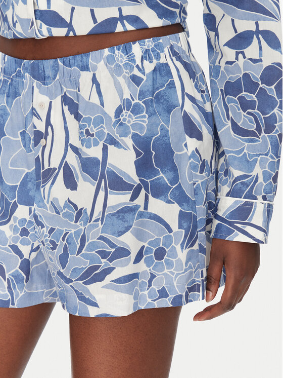 Gap Gap Pantaloni scurți pijama 531510-14 Albastru Relaxed Fit