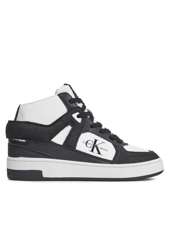 Sneakers Calvin Klein Jeans Basket Cupsole High Mix Ml Fad YW0YW01300 Negru
