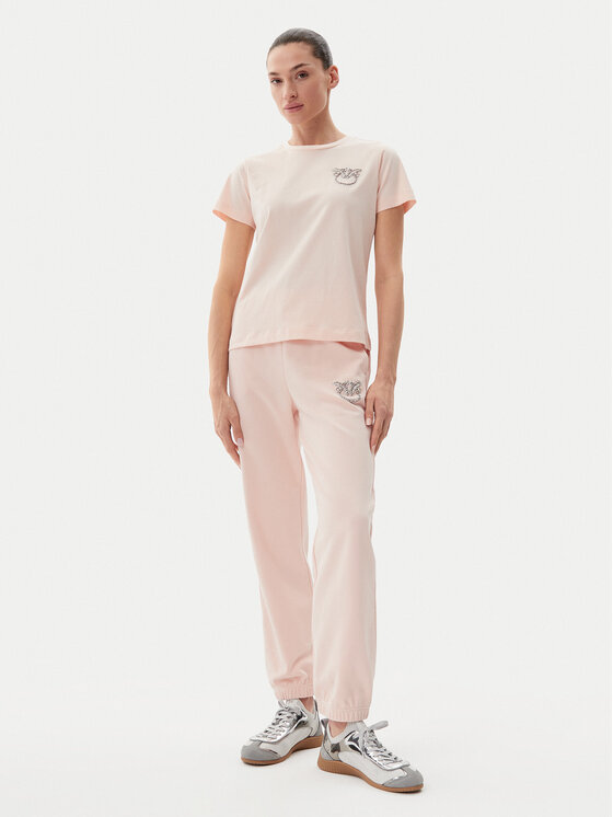 PINKO PINKO T-Shirt Nambrone 103320 A2G7 Růžová Regular Fit