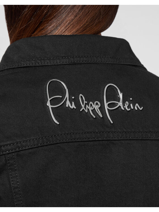 PHILIPP PLEIN PHILIPP PLEIN Džínsová bunda 6059 Čierna