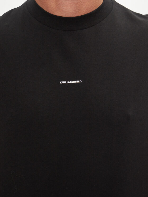 KARL LAGERFELD KARL LAGERFELD T-krekls 755053 544221 Melns Regular Fit