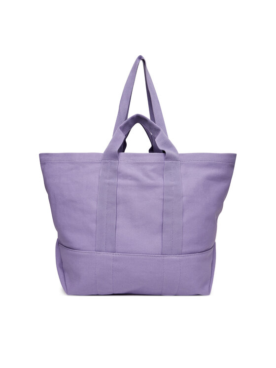 Tommy Jeans Tommy Jeans Torebka Tjw Tote Edition Canvas AW0AW17542 Fioletowy