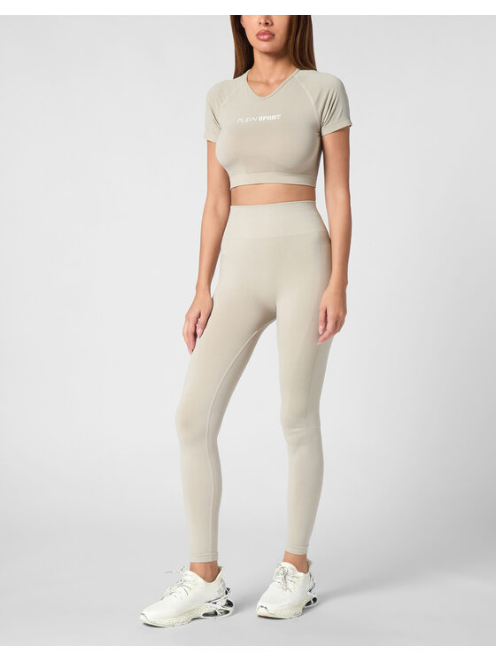 Plein Sport Plein Sport Legginsy 22127 Szary Active Fit