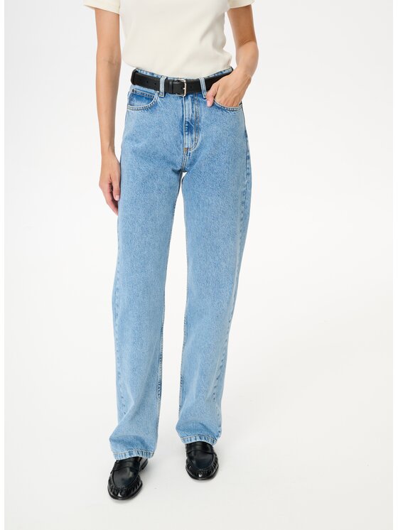 LEBRAND LEBRAND Jeansy Miro Niebieski jasny Straight Leg
