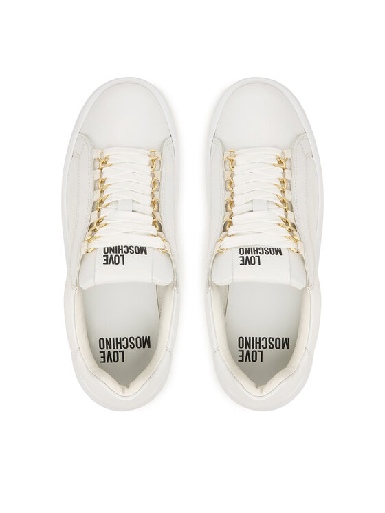LOVE MOSCHINO LOVE MOSCHINO Sneakersy JA15015G1OIA0100 Bílá