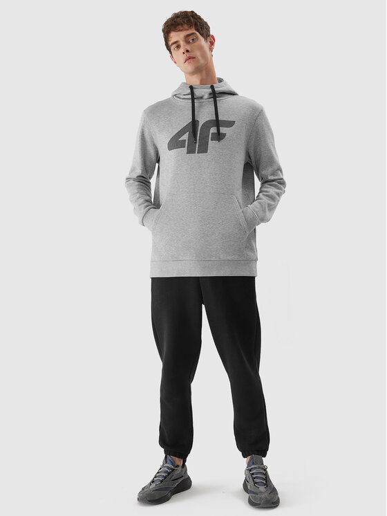 4F 4F Суитшърт 4FAW23TSWSM694 Сив Regular Fit