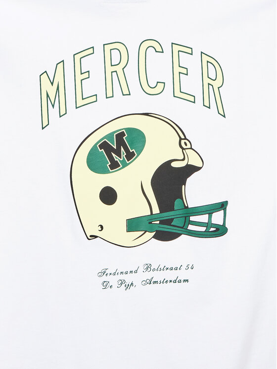 Mercer Amsterdam Mercer Amsterdam Футболка Unisex The Rugby MEAP231020 Білий Regular Fit