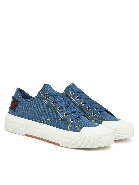 LOVE MOSCHINO LOVE MOSCHINO Trampki JA15012G1MJO5700 Niebieski