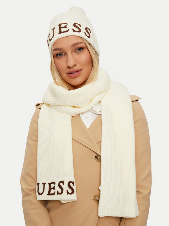 Guess Guess Set Schal und Mütze GFBOXW P4402 Écru
