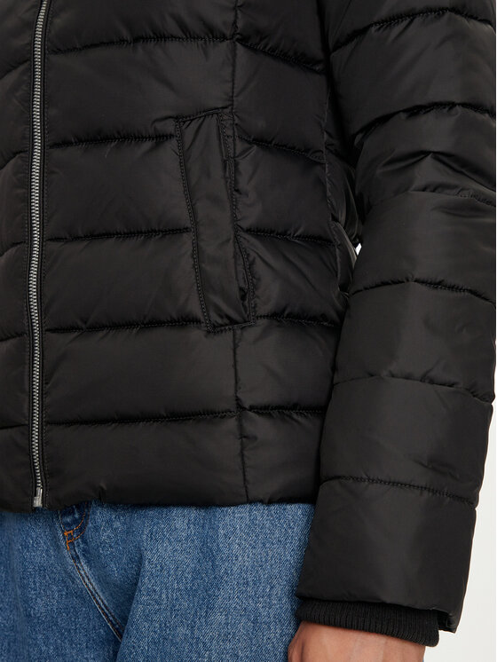 Tommy Jeans Tommy Jeans Зимно яке Basic DW0DW18311 Черен Slim Fit