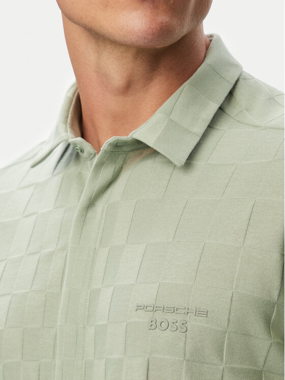 BOSS BOSS Särk Spirit70Jacq S 50560415 Roheline Regular Fit