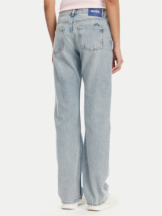 HUGO HUGO Traperice Getali_B 50537425 Plava Straight Fit