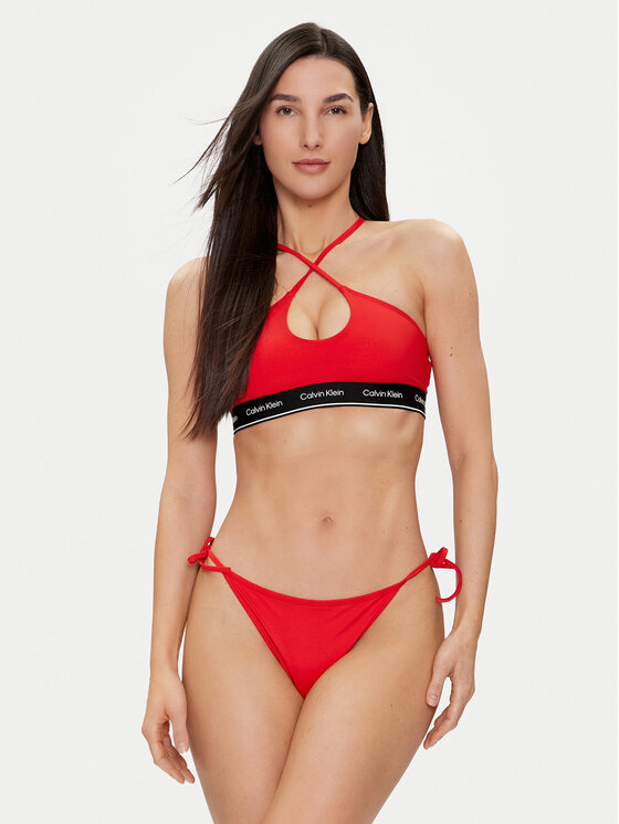 Calvin Klein Swimwear Calvin Klein Swimwear Spodný diel bikín KW0KW02431 Červená