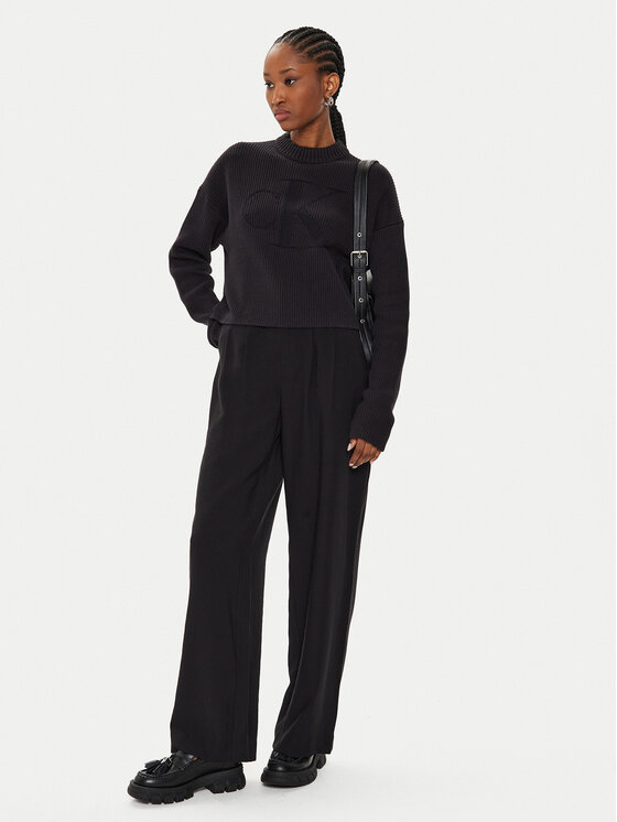 Calvin Klein Jeans Calvin Klein Jeans Kampsun Logo Intarsia J20J223615 Must Relaxed Fit