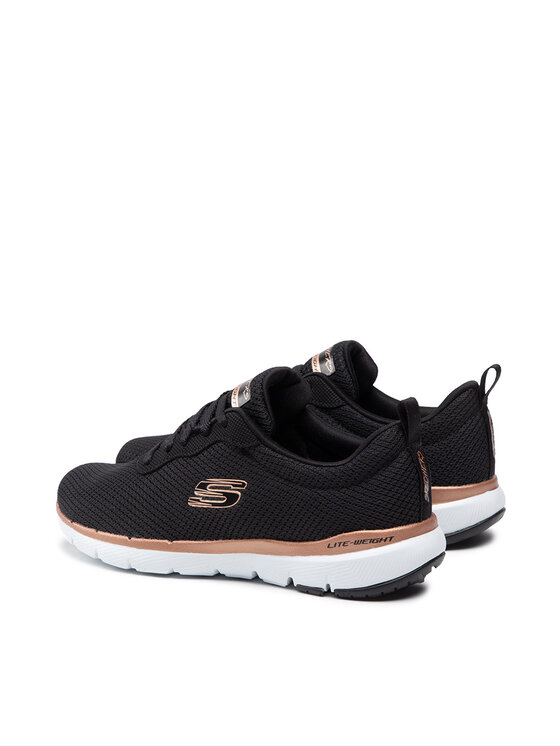 Skechers Skechers Snīkeri Flex Appeal 3.0 13070/BKRG Melns
