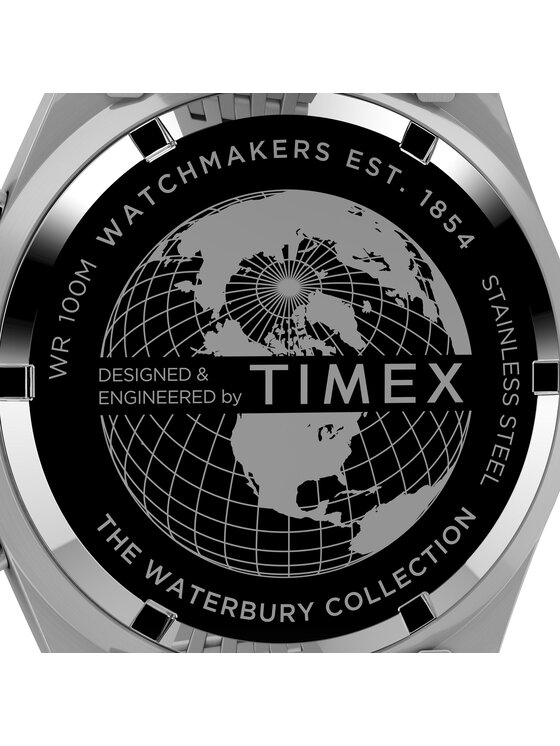 Timex Timex Sat Waterbury Chronograph TW2V42400 Srebrna
