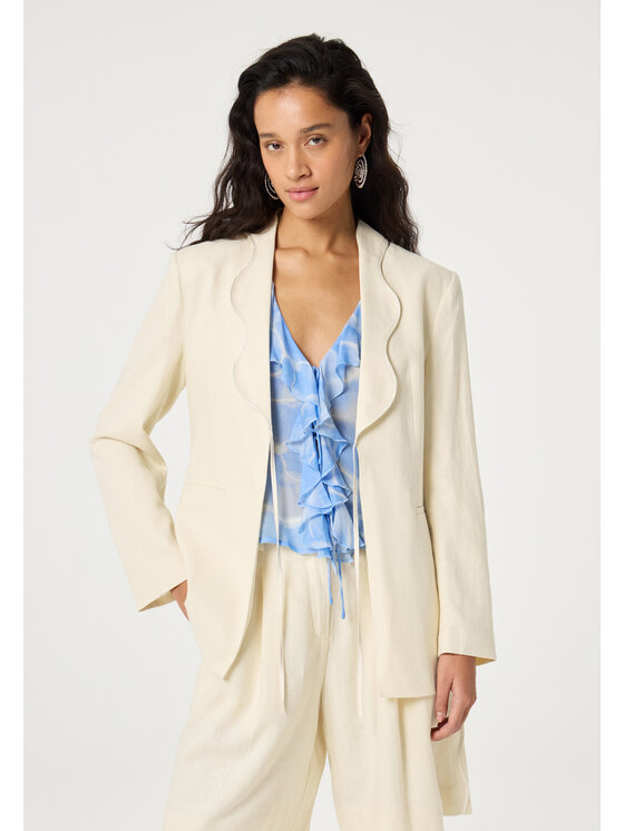 Fabienne Chapot Fabienne Chapot Szorty materiałowe 6126-1487-101 Beżowy Loose Fit
