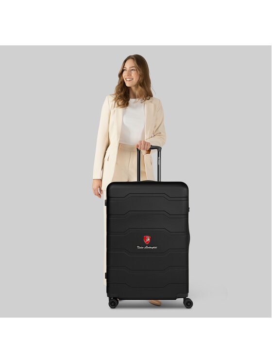 Tonino Lamborghini Tonino Lamborghini Walizka średnia 320234 Czarny