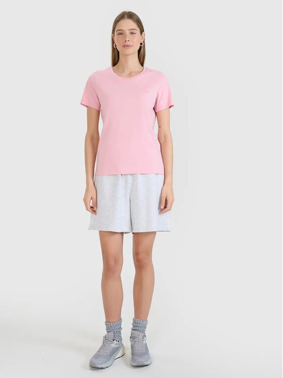 4F 4F T-shirt FWMM00TTSHF2356-56S Rosa Regular Fit