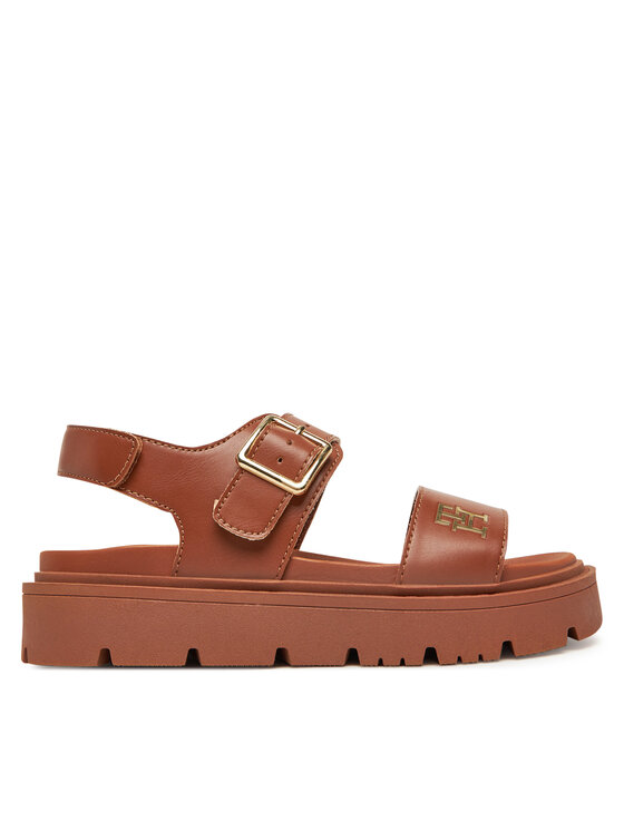 Tommy Hilfiger Tommy Hilfiger Sandali T3A2-33785-0326 S Rjava