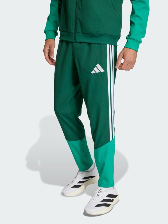 adidas adidas Spodnie materiałowe Algeria 26 Presentation Zielony Regular Fit