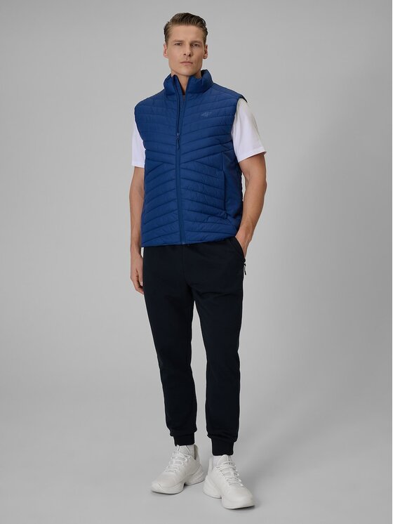 4F 4F Gilet 4FWSS26TVJAM345-31S Blu Regular Fit