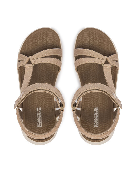 Skechers Skechers Sandále GO WALK FLEX SANDAL 141451/TPE Béžová