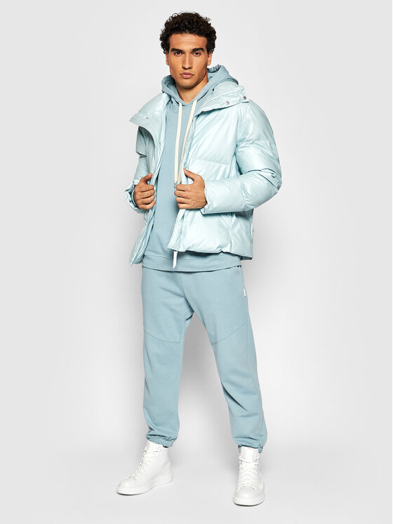 Rains Rains Giubbotto invernale Unisex 1522 Celeste Boxy Fit