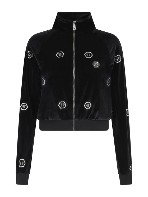 PHILIPP PLEIN PHILIPP PLEIN Bluza 29727 Czarny Jogger Fit