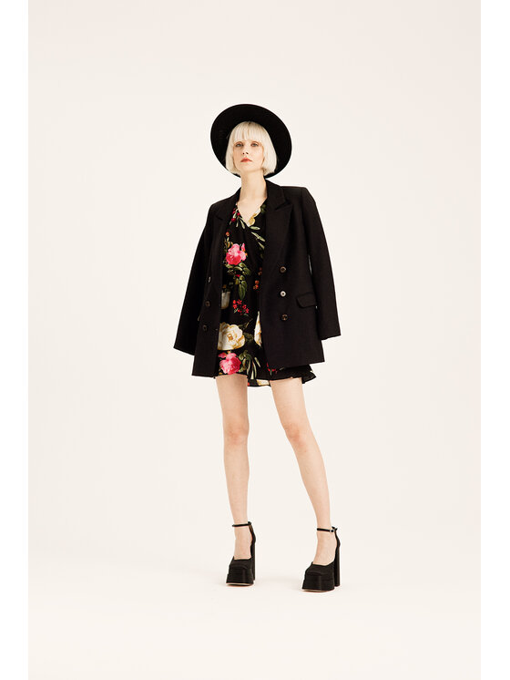 Chérir Paris Chérir Paris Marynarka oversize Czarny Oversize