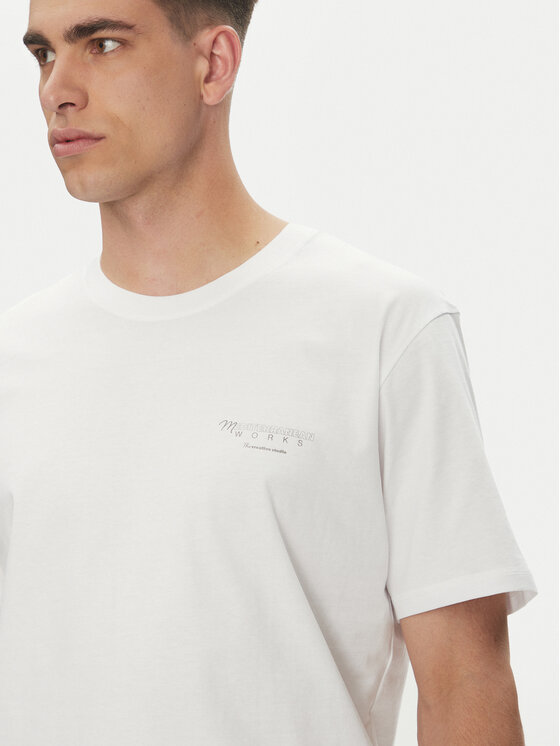 Jack&Jones Jack&Jones Majica Almeria 12276785 Bela Relaxed Fit