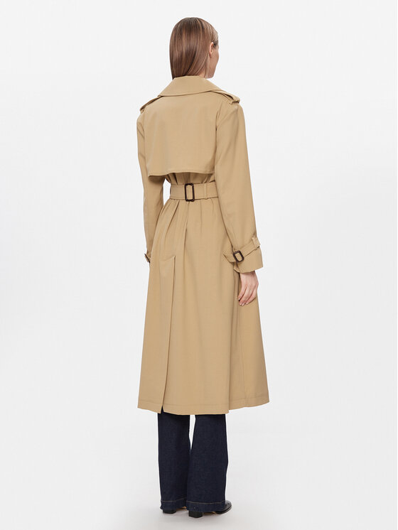 Weekend Max Mara Weekend Max Mara Cappotto di lana Giostra 2415021051 Beige Regular Fit