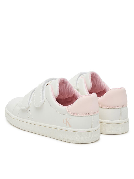 Calvin Klein Calvin Klein Сникърси Low Cut Velcro Sneaker V1A9-83087-1355 S Бял