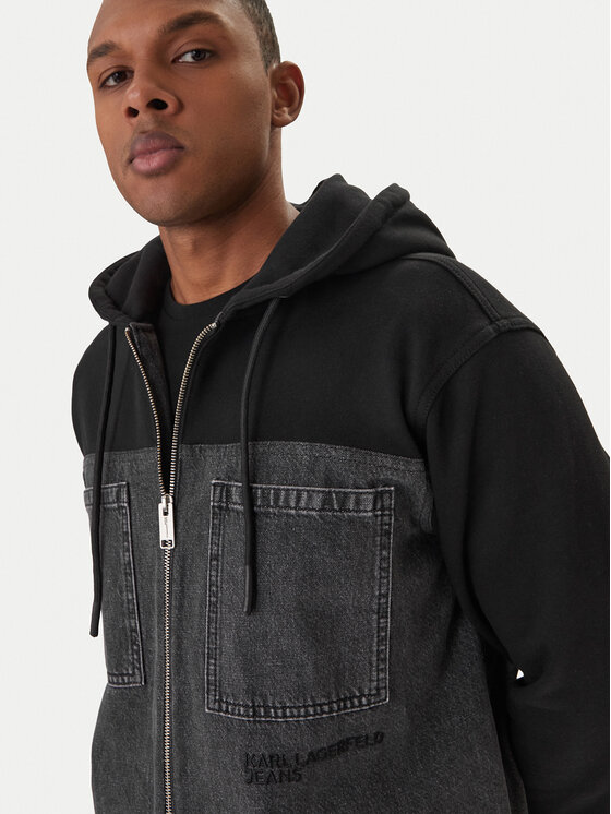 Karl Lagerfeld Jeans Karl Lagerfeld Jeans Jeansjacke B1M14044 Grau Regular Fit