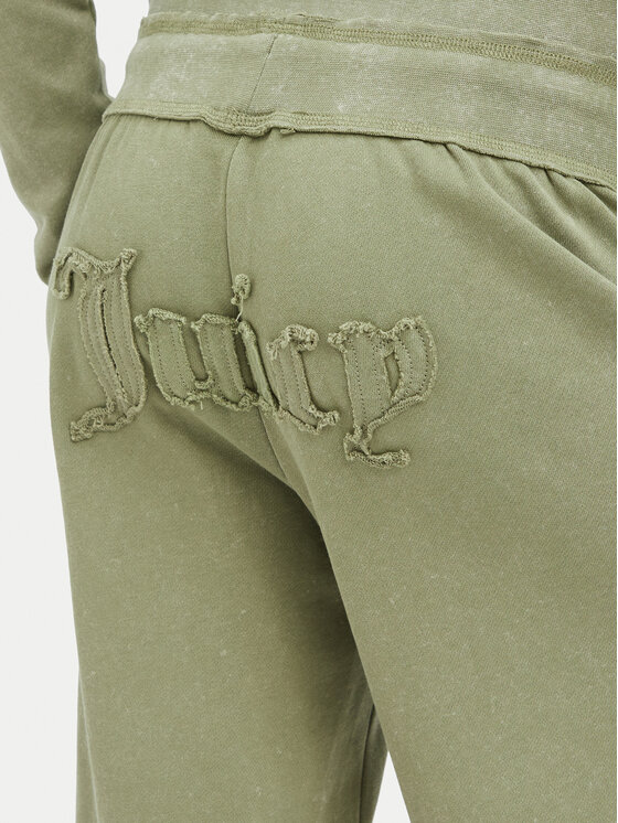 Juicy Couture Juicy Couture Pantaloni trening JCWBJ226321 Kaki Relaxed Fit