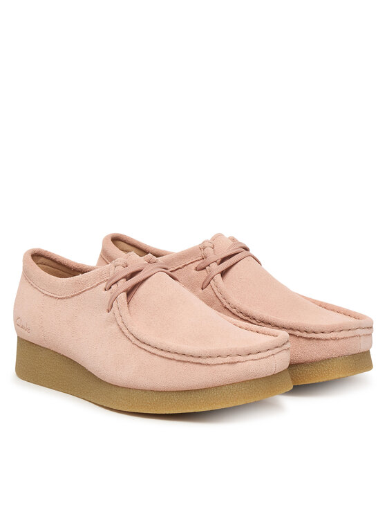Clarks Clarks Pusbačiai WallabeeEVOSh 26186342 Rožinė