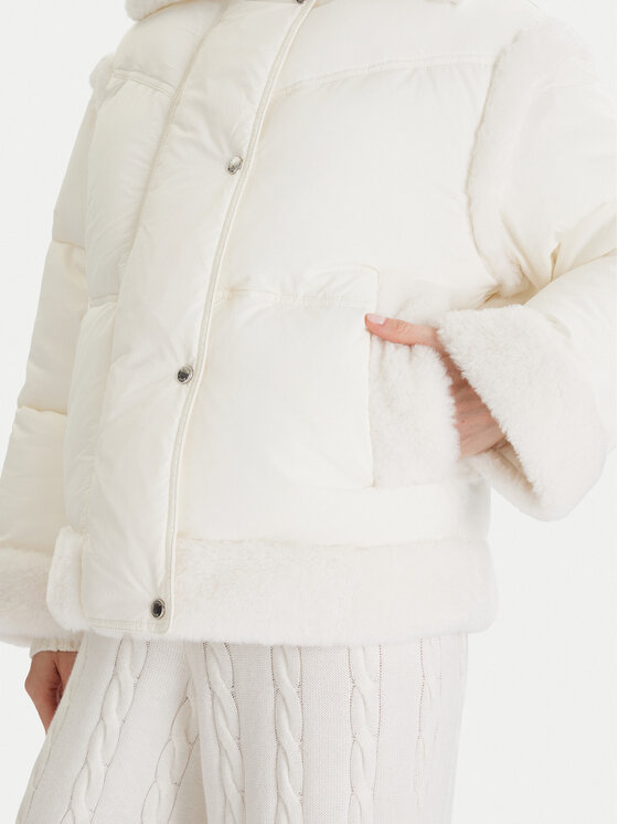 BOSS BOSS Zimska jakna C_Pajuna 50548173 Écru Relaxed Fit