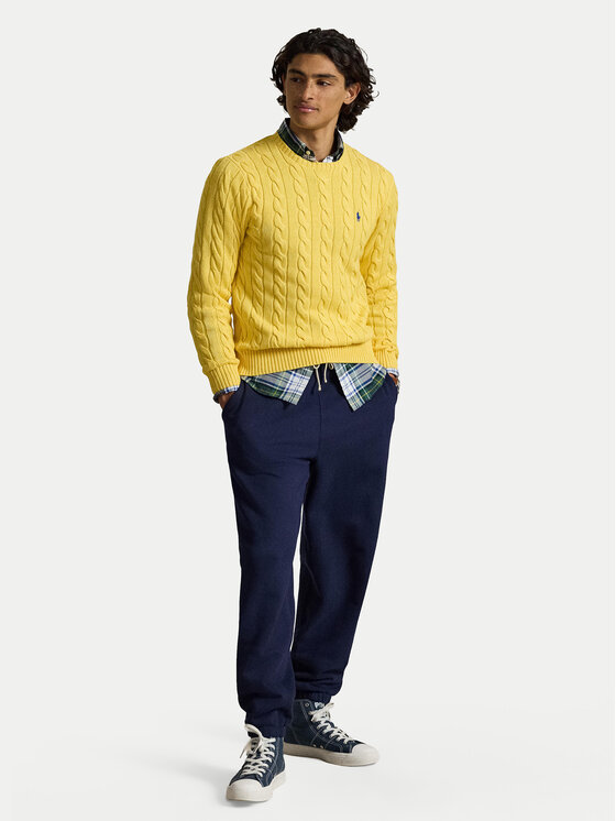 Polo Ralph Lauren Polo Ralph Lauren Pulover 710775885549 Galben Regular Fit