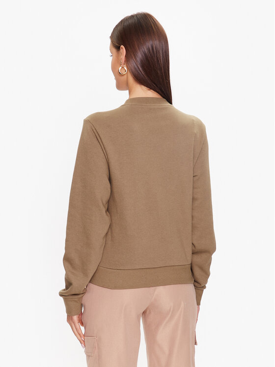 Guess Guess Majica dugih rukava W3YQ01 KB683 Zelena Regular Fit