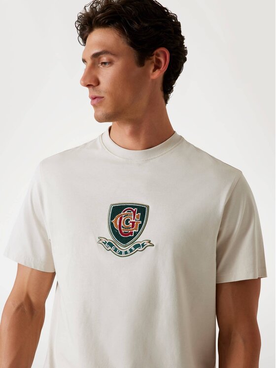 Guess Guess T-Shirt 177255 Zielony Classic Fit