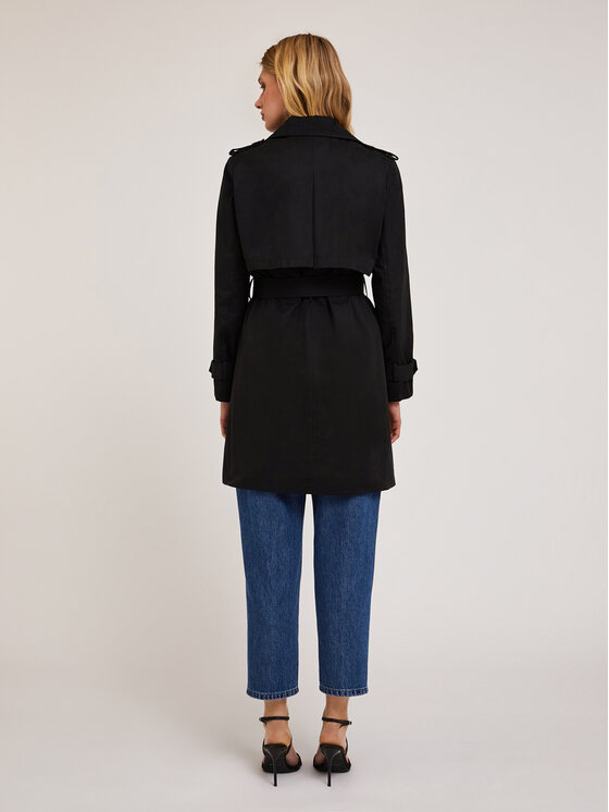 Motivi Motivi Cappotto 0058Q000567N033 Nero Regular Fit