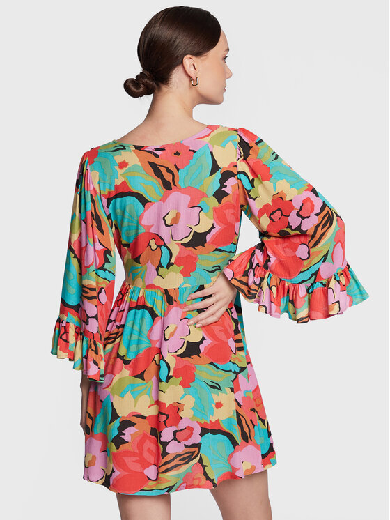 Billabong Billabong Φόρεμα καθημερινό After Time EBJWD00110 Έγχρωμο Regular Fit