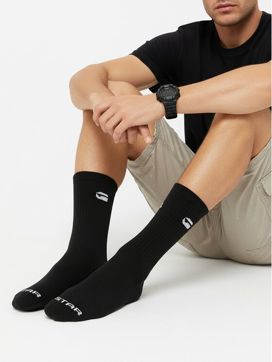 G-Star Raw G-Star Raw Dolge nogavice CEO_AS_G-STAR_313_W_AW25 (3-PACK) Črna