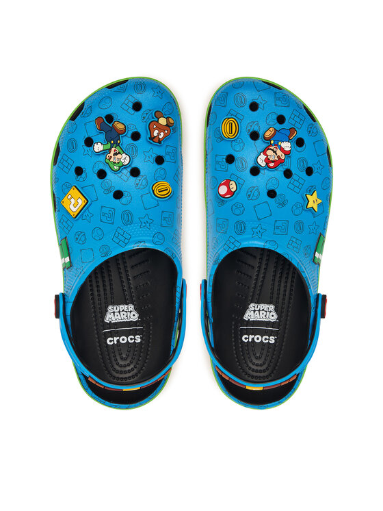 Crocs Crocs Klapki Super Mario Core Classic Clog 212138 Kolorowy