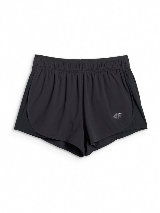 4F 4F Szorty sportowe ACTIVE BY NATURE Czarny Regular Fit