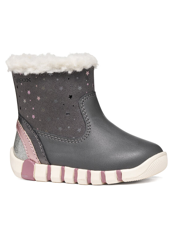 Geox Geox Ботуши B Iupidoo Girl B5658A 0DHBC C0710 Тъмносив