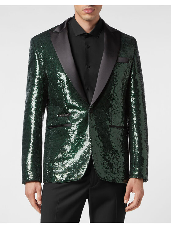 PHILIPP PLEIN PHILIPP PLEIN Giacca da abito 15959 Verde Fitted Fit
