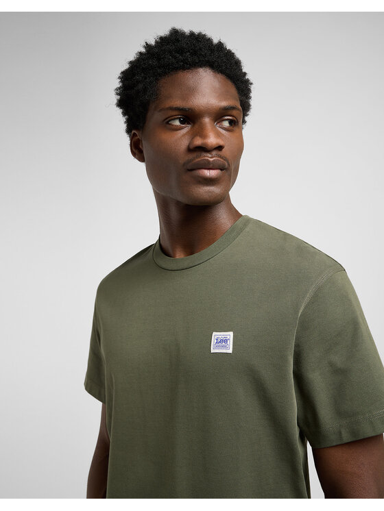 Lee Lee T-shirt WW TEE Verde Regular Fit
